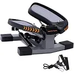 Sportsroyals Stair Stepper for Exercises-Twist/Mini Stepper with Resistance Bands and 330lbs Weight Capacity