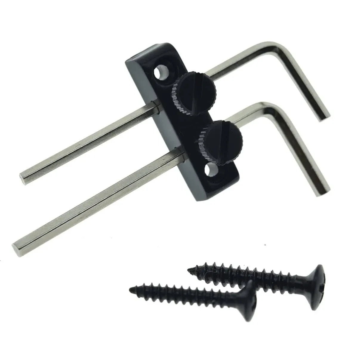 KAISH Guitar Bass Allen Key Headstock Wrench Holder for Floyd Rose Tremolo Black