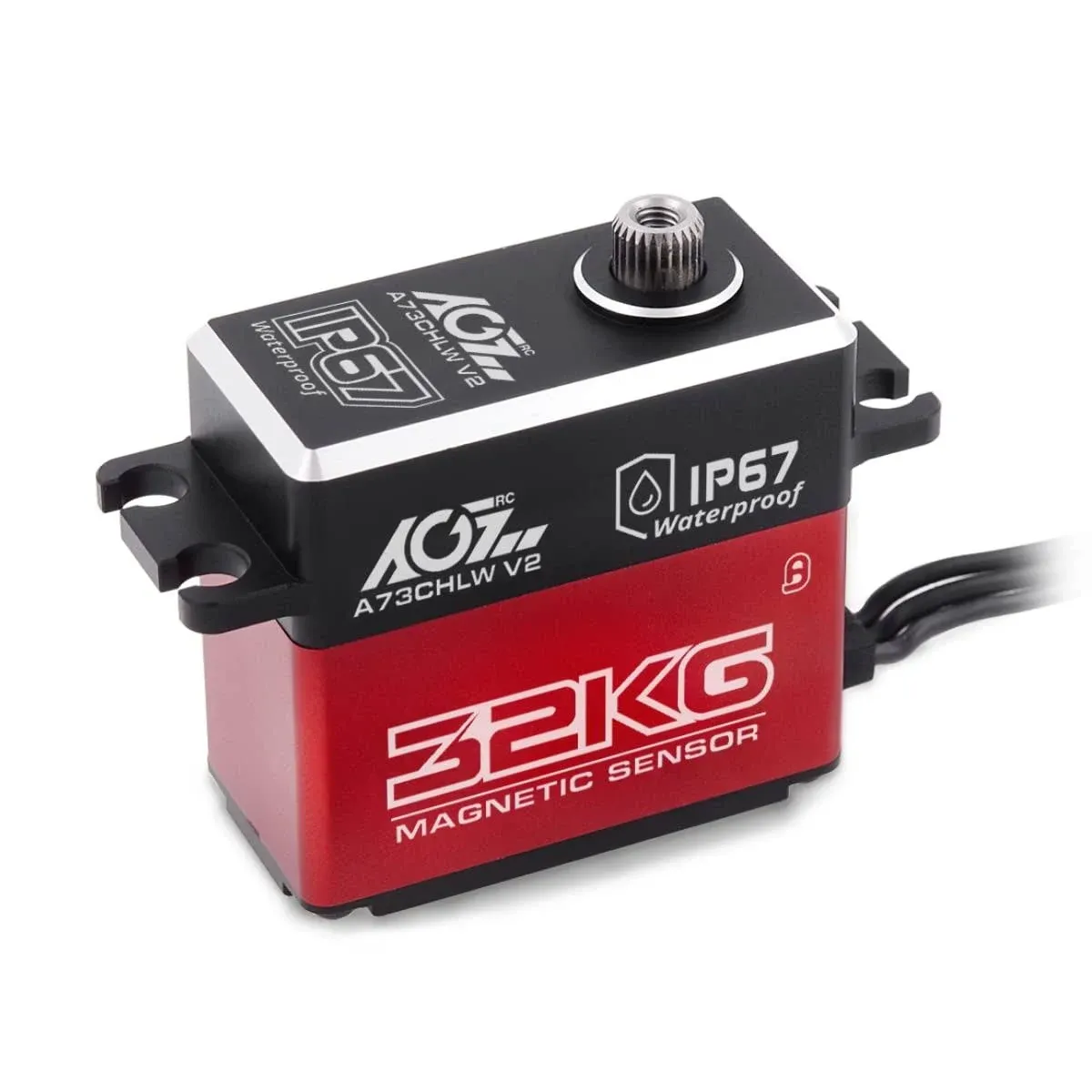 AGFRC 32KG IP67-Waterproo<wbr/>f RC-Servo High-Torque (A73CHLW V2)