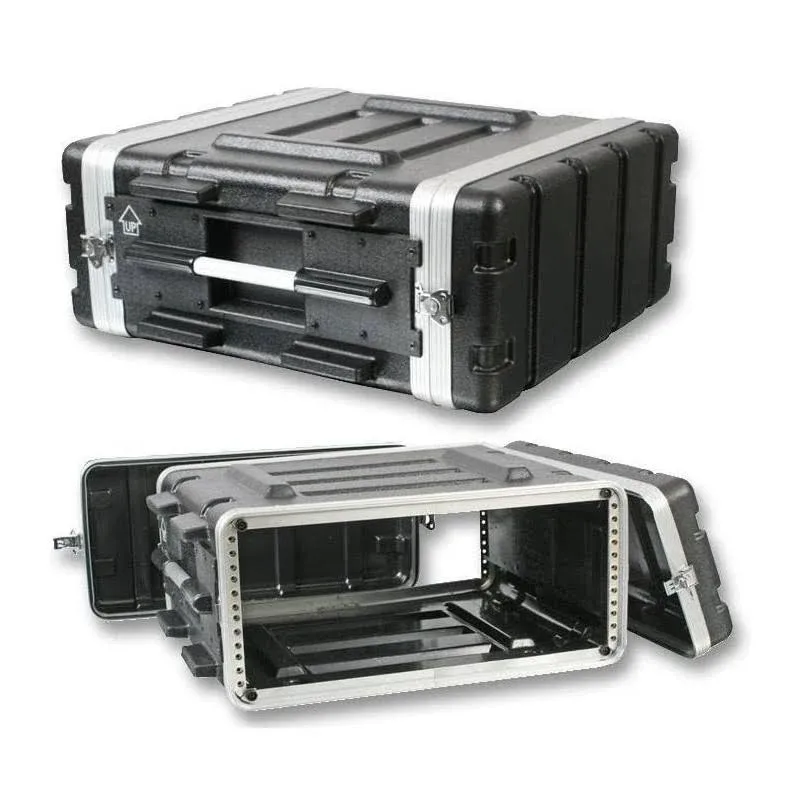 Stackable 17" Depth, 19" ABS Rack Flight Case (4U)