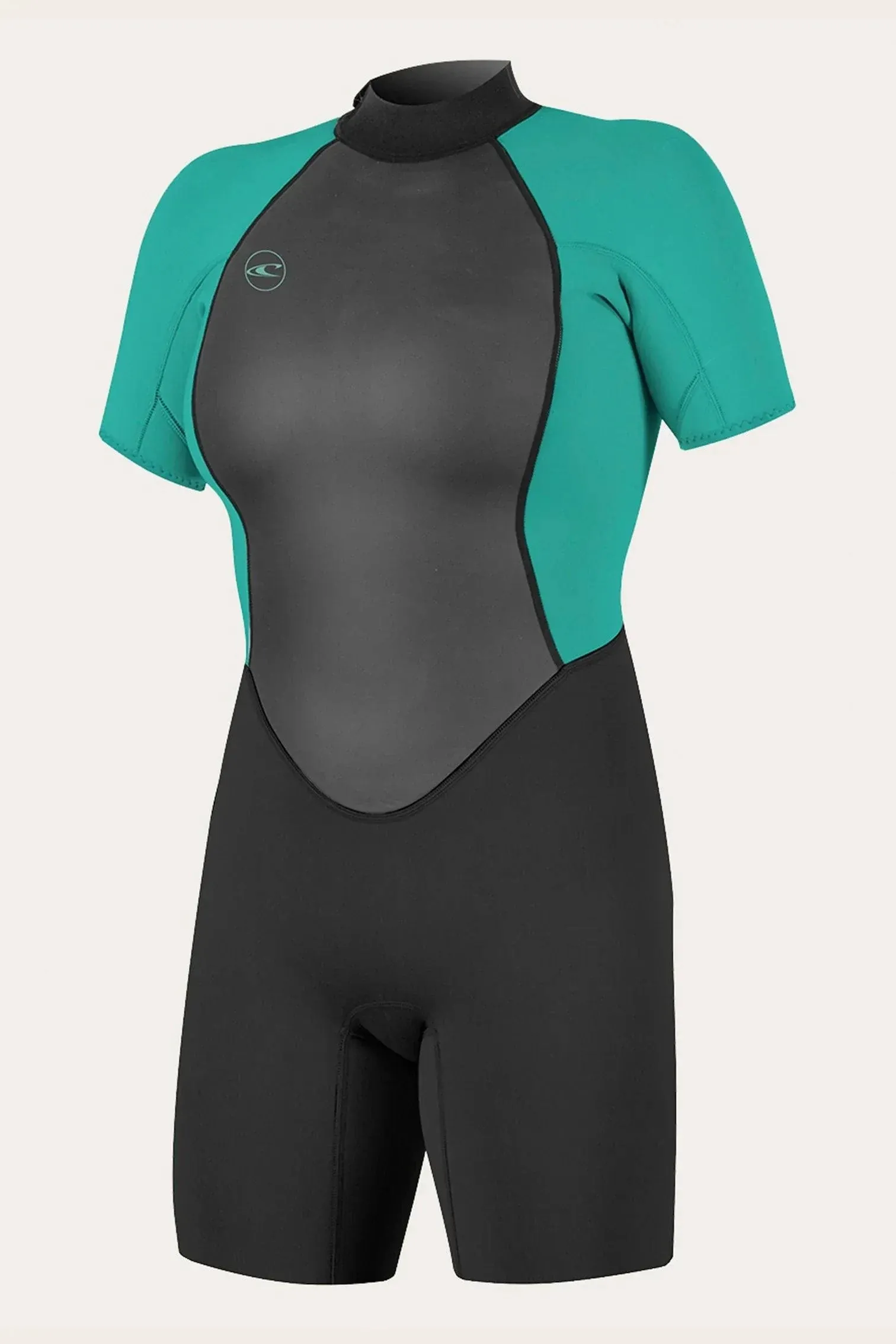 O'Neill Women's Reactor II Spring Wetsuit - Black/Aqua - 6