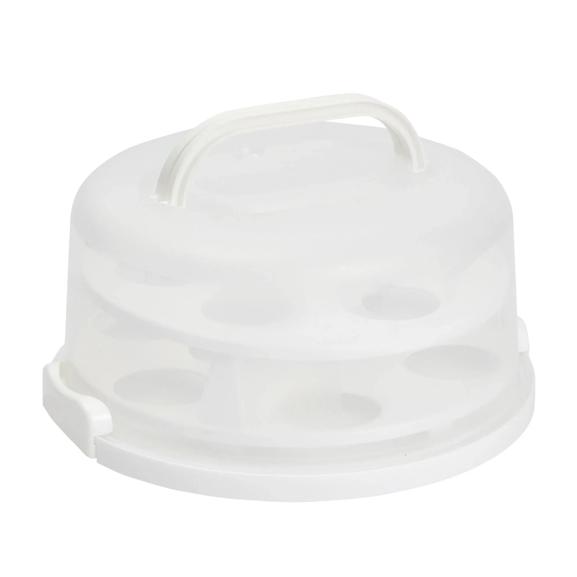 Juvale 2-in-1 Round Cake Carrier with Lid and Handle