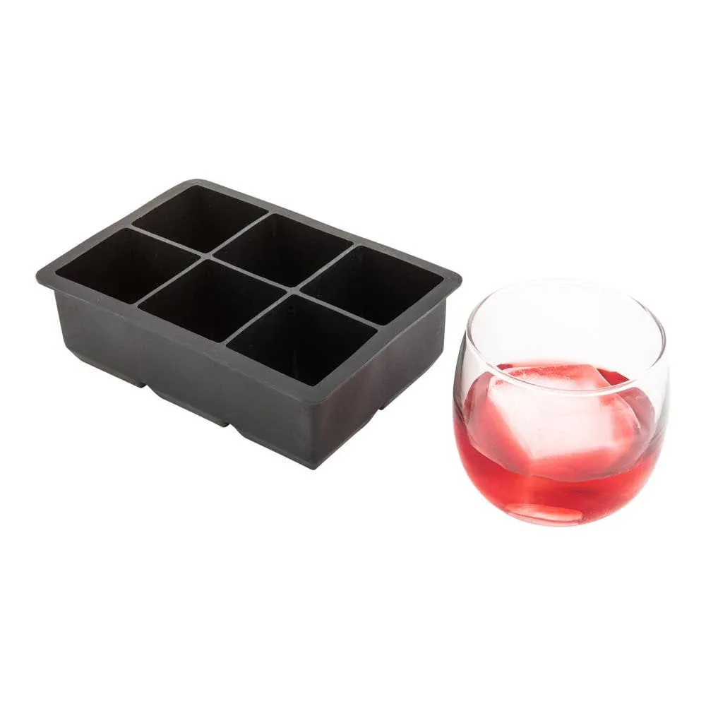 Restaurantware 2-Inch Square Ice Tray Makes 6 Cubes: Perfect for Commercial Bars ...