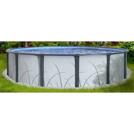 Lake Effect Pools 'Riverbank II Round Above Ground Swimming Pool Kit