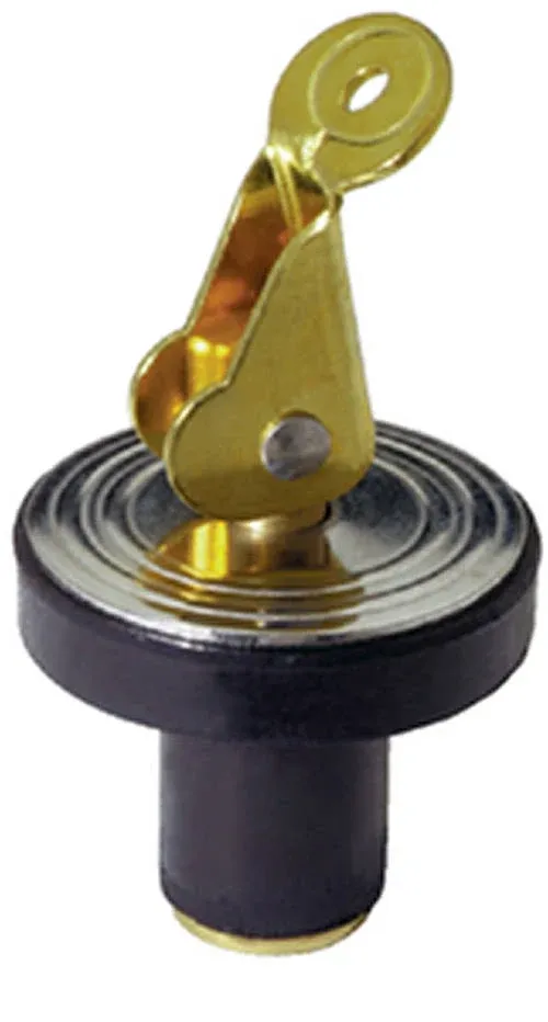 Attwood 7534A3 Brass Livewell/Bailer Drain Plug