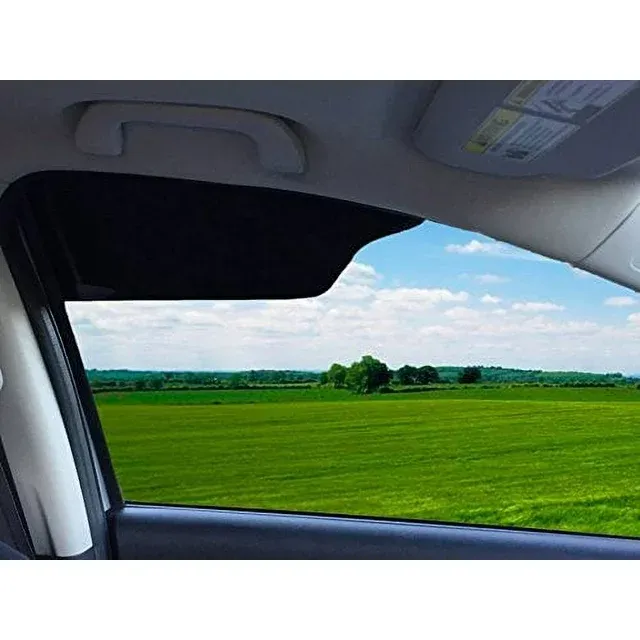 Car Visor Sunshade Extender, Window Shade, Anti-Glare Sun Blocker for Driver or Front Seat Passenger,1 Piece (Black)