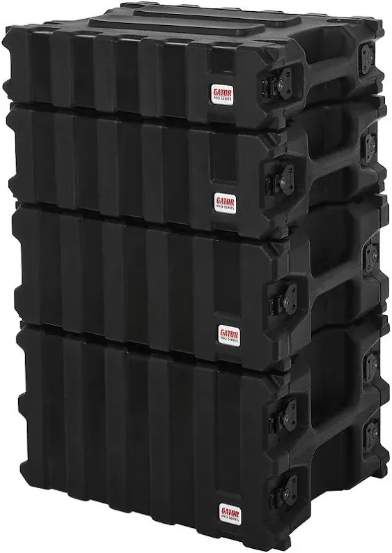 Gator G-PRO-6U-13 Pro Series Shallow Molded Audio Rack Case-13” Deep