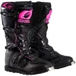 O&#039;Neal 0325-707 Womens New Logo Rider Boot (Black/Pink, Size 7) Black/Pink