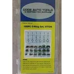 Code Auto Tools 00018 Viton O Ring Kit, 180 PC, Black