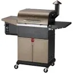 Z GRILLS Wood Pellet Grill Smoker with PID Controller, 8-in-1 Master Sear BBQ Grill, Auto Temperature Control, Huge Storage Cabinet Side Shelf with Tool Hooks, 572 sq in Cooking Area for Outdoor, 600D