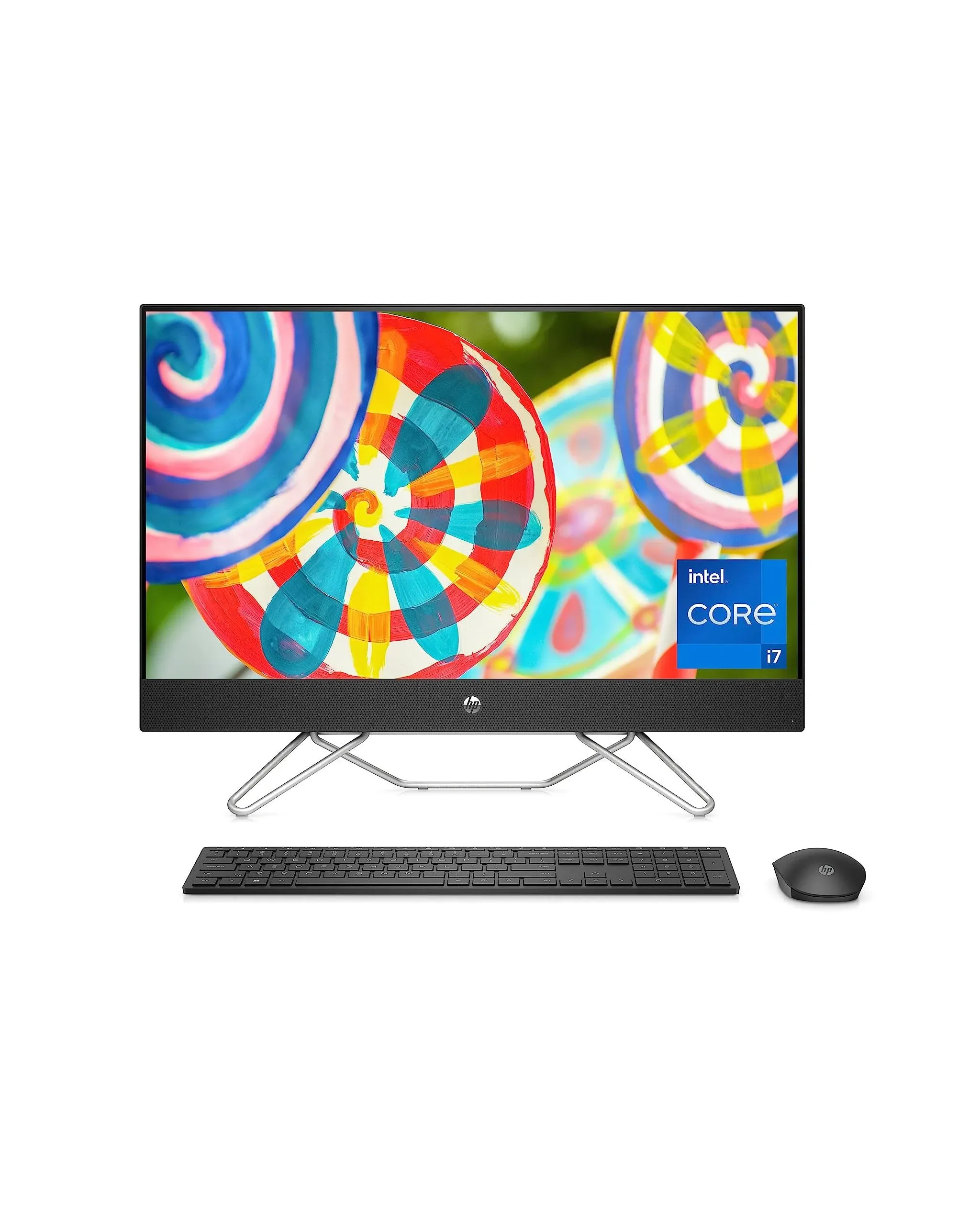 HP All-in-One PC i7 1255u 12GB 1TB HDD + 256gb SSD Win 11 P 27-cb1072 2022 New