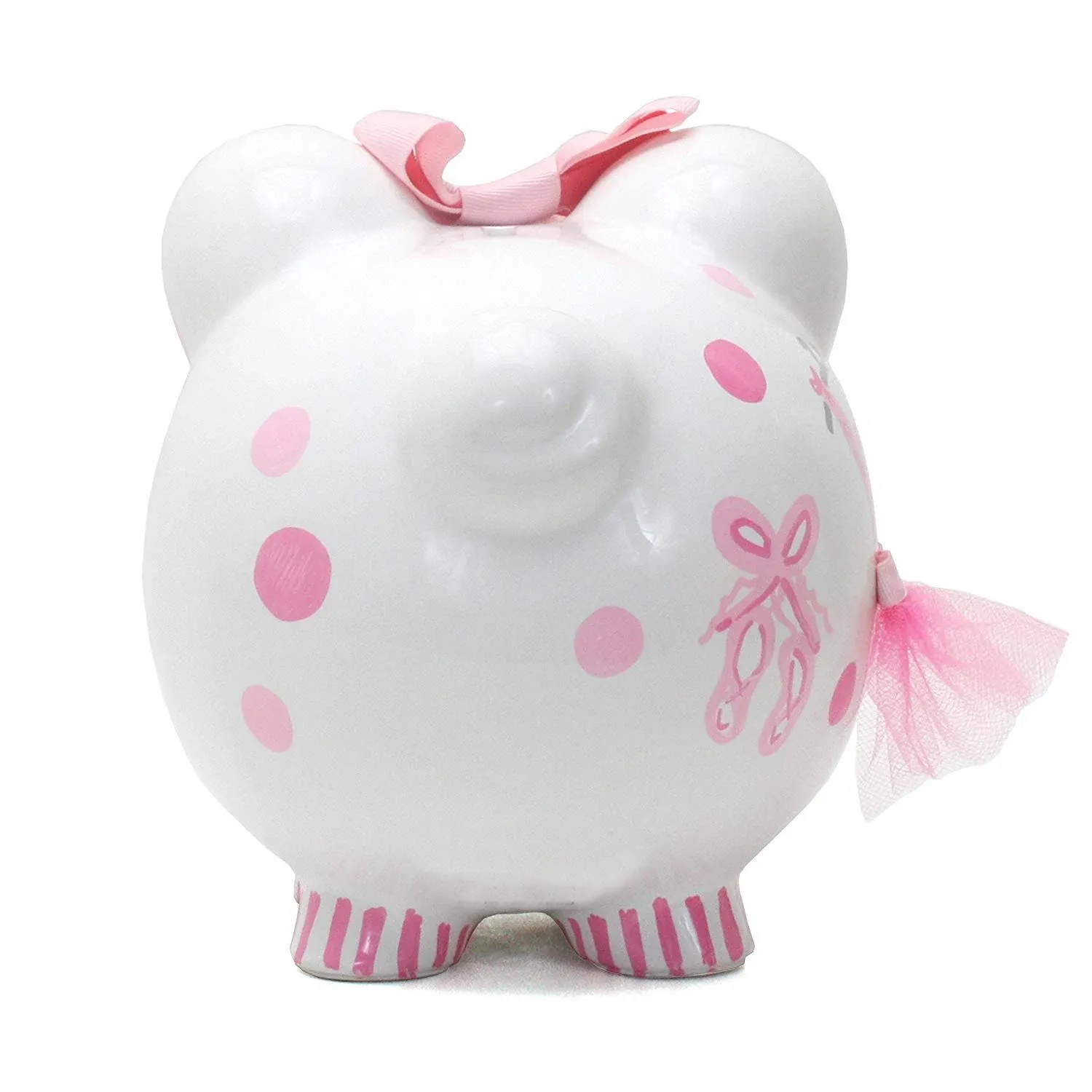 Child to Cherish Ceramic Piggy Bank for Girls, Ava's Tutu