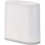 12 Liter Rectangular Plastic Trash Can Wastebasket with Press Type Lid,3.17 Gall