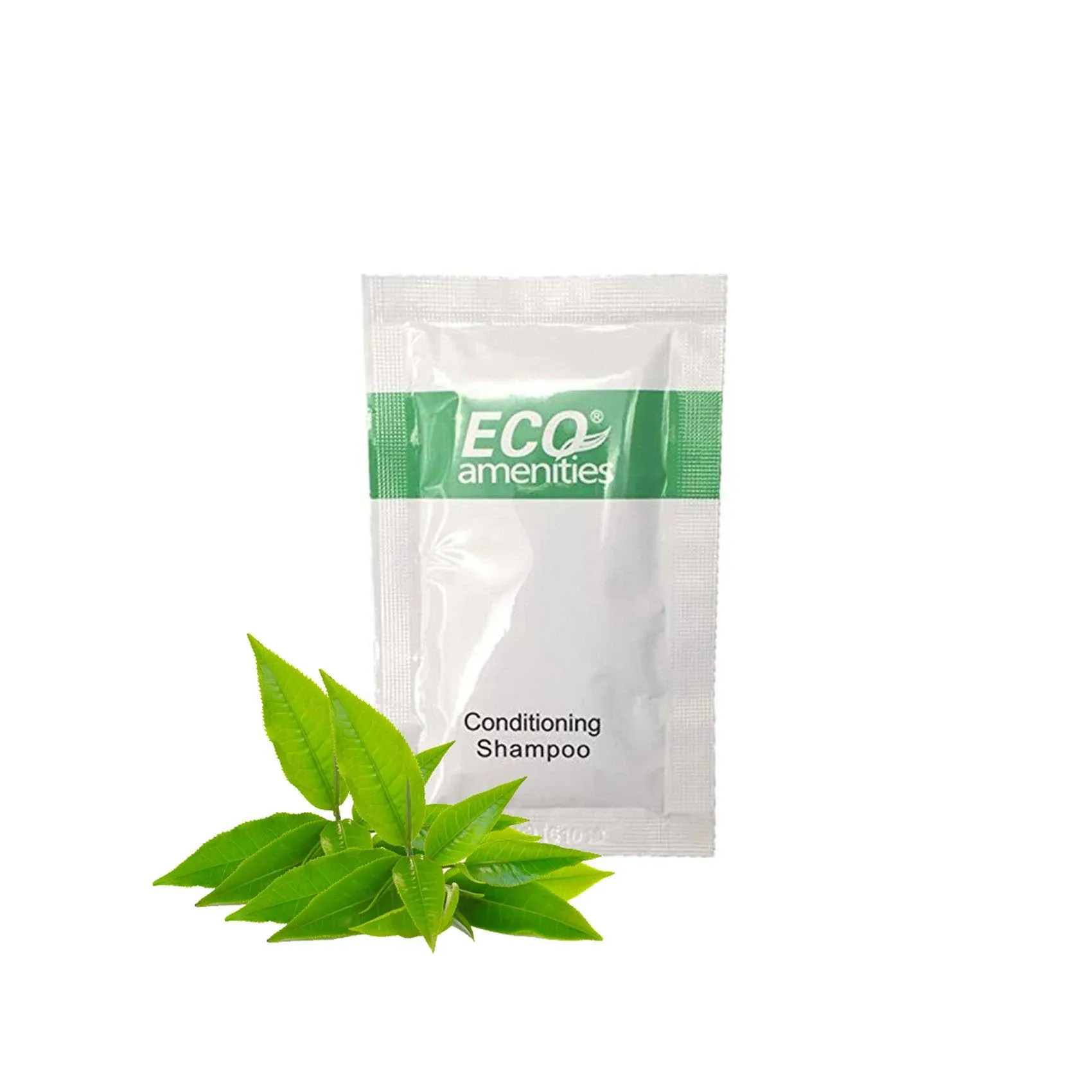 ECO Sachet Individually Wrapped Travel Toiletries, Bulk Mini Hotel Shampoo and Conditioner 2in1 10ml (100 pk)