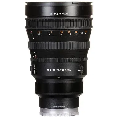 Sony Fe PZ 28-135mm f/4 G OSS E-Mount Lens