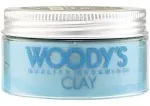 Woody&#039;s Hair Styling Clay for Men 3.4 oz Matte Finish Firm Flexible Hold Pomade