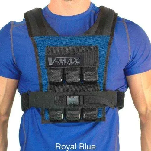 Weightvest.Com 30 lb V-Max Basketball Royal Blue