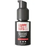 Happy Nuts Mens Comfort Powder Spray: Anti Chafing & Deodorant, Aluminum-Free, Sweat and Odor Control for Groin and Men's Private Parts