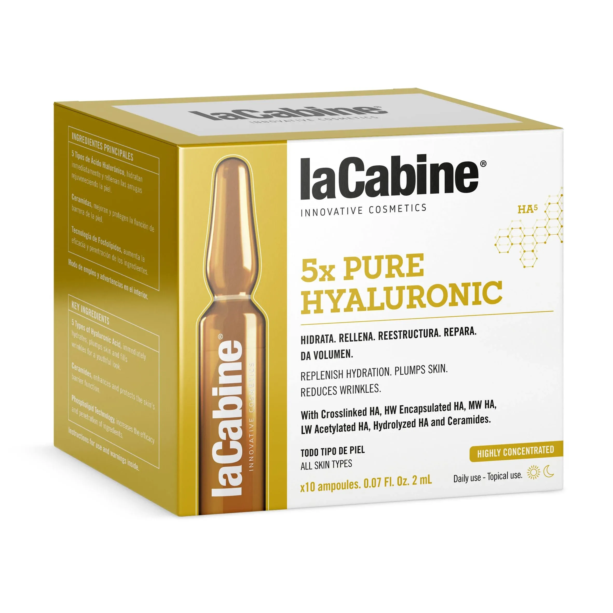 laCabine Hyaluronic Ampoules XH5 10 x 2 ml