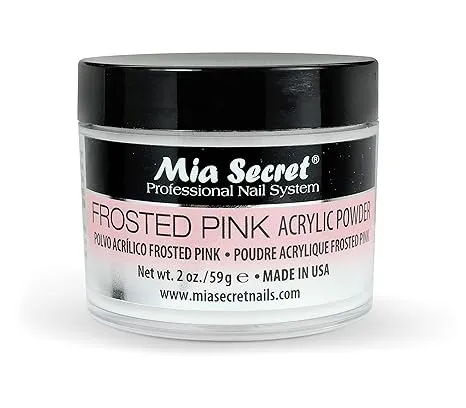 Mia Secret - Frosted Pink Acrylic Powder 2oz & 1oz - Pick Yours - New Item! (2oz)