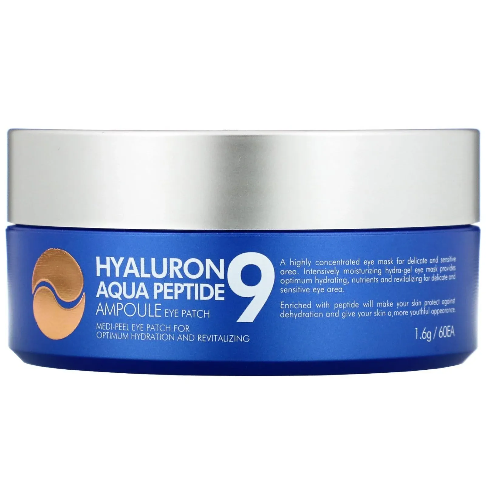 [MEDI-PEEL] Hyaluron Aqua Peptide9 Ampoule Eye Patch US Seller