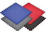 Norsk Gray/Black 24 in. x 24 in. Eva Foam Truly Reversible Sport MMA Interlocking Tile (12-Tile)