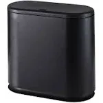 12 Liter Plastic Trash Can with Press Top Lid Garbage Can,3.17 Gallon ,Pack of 1