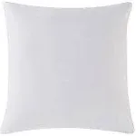 HOMESJUN Feather and Down Pillow Insert, 30x30 Square Decorative Throw Pillow Insert, Cotton Cover, White