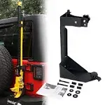 MOTLTECH High Lift Jack Mount Bracket Fit for Jeep Wrangler JK 2007-2018