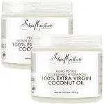 Shea Moisture 100% Xtra-Virgin Coconut Oil 15 Ounce Head-To-Toe