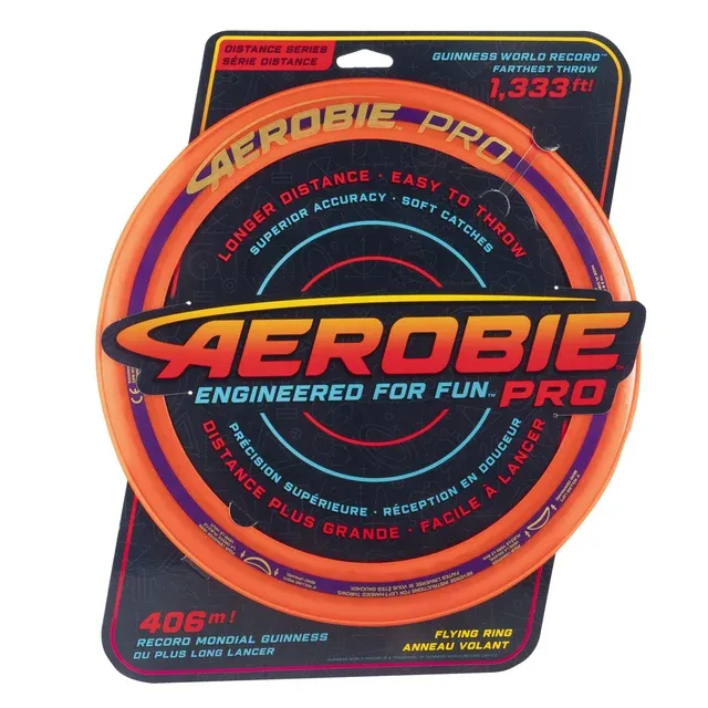 Aerobie Pro Flying Ring Soft Rubber Edged 13 inch Diameter (3 Pack)