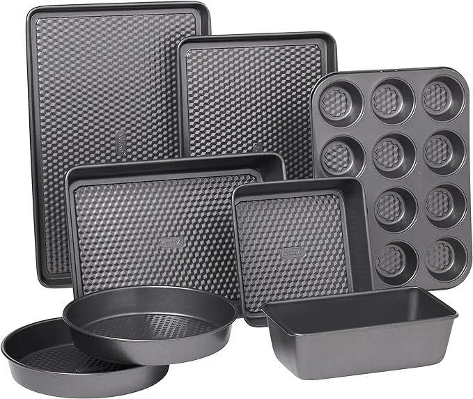 Oneida TexPro 8 Piece Nonstick Metal Bakeware Set, High-Performance & Dishwasher ...