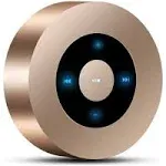 YIDAOYI LED Touch Bluetooth Speaker Portable Wireless Speakers with HD, Gold