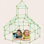 Kids-Fort-Buil<wbr/>ding-Kit-130 Pieces-Creativ<wbr/>e Fort Toy for 5,6,7,8 Years Old Boy