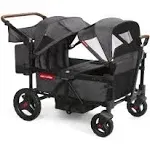 Radio Flyer Voya Quad Stroller Wagon ,Gray