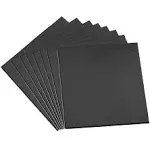 Storystore Foam Sheets Self Adhesive Closed Cell Foam Neoprene Rubber Sheets Insulation Anti Vibration Foam Rubber Pads with Adhesive Blac