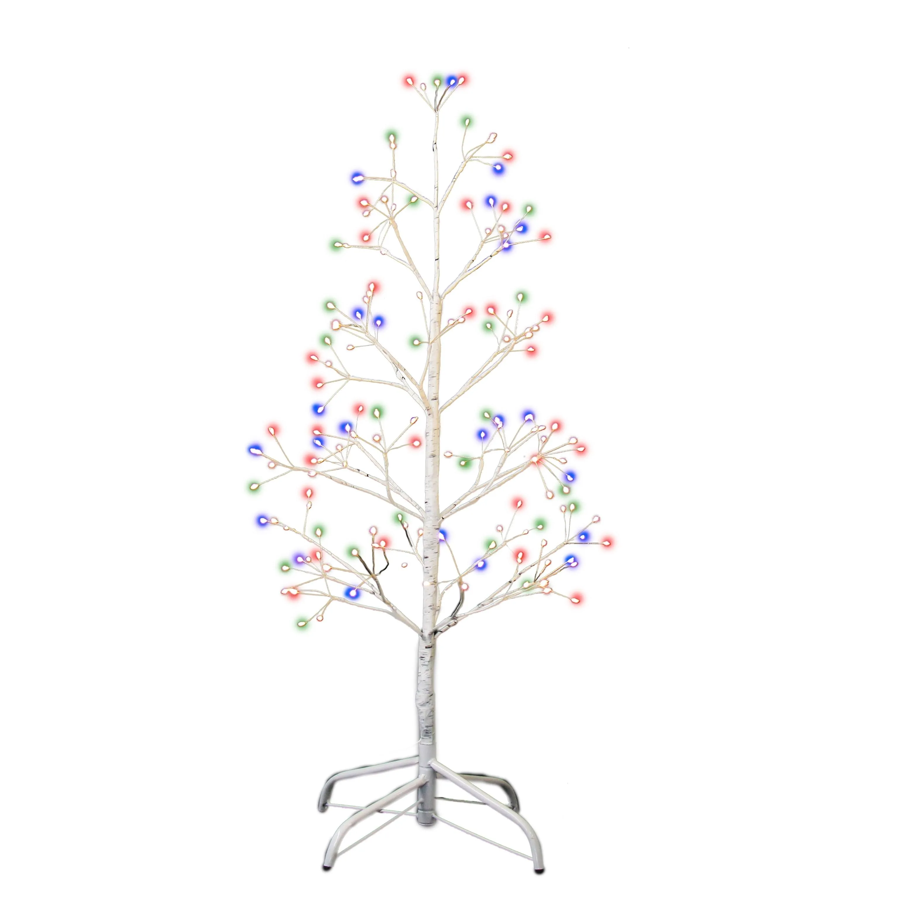 Kurt S. Adler 3-Foot White Birch Twig Tree with Multi-Color 8-Function Lights, Multicolor (TR3245M)