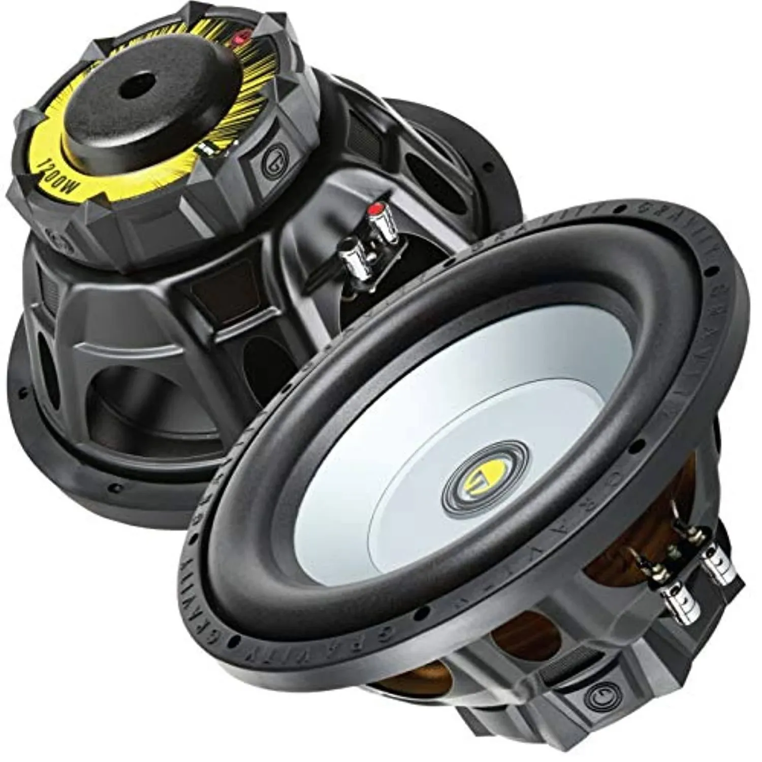 Gravity Audio 1200W Professional 12" Power Car Subwoofer 4 Ohm Imped Dual Voice Coil Gr-12pw