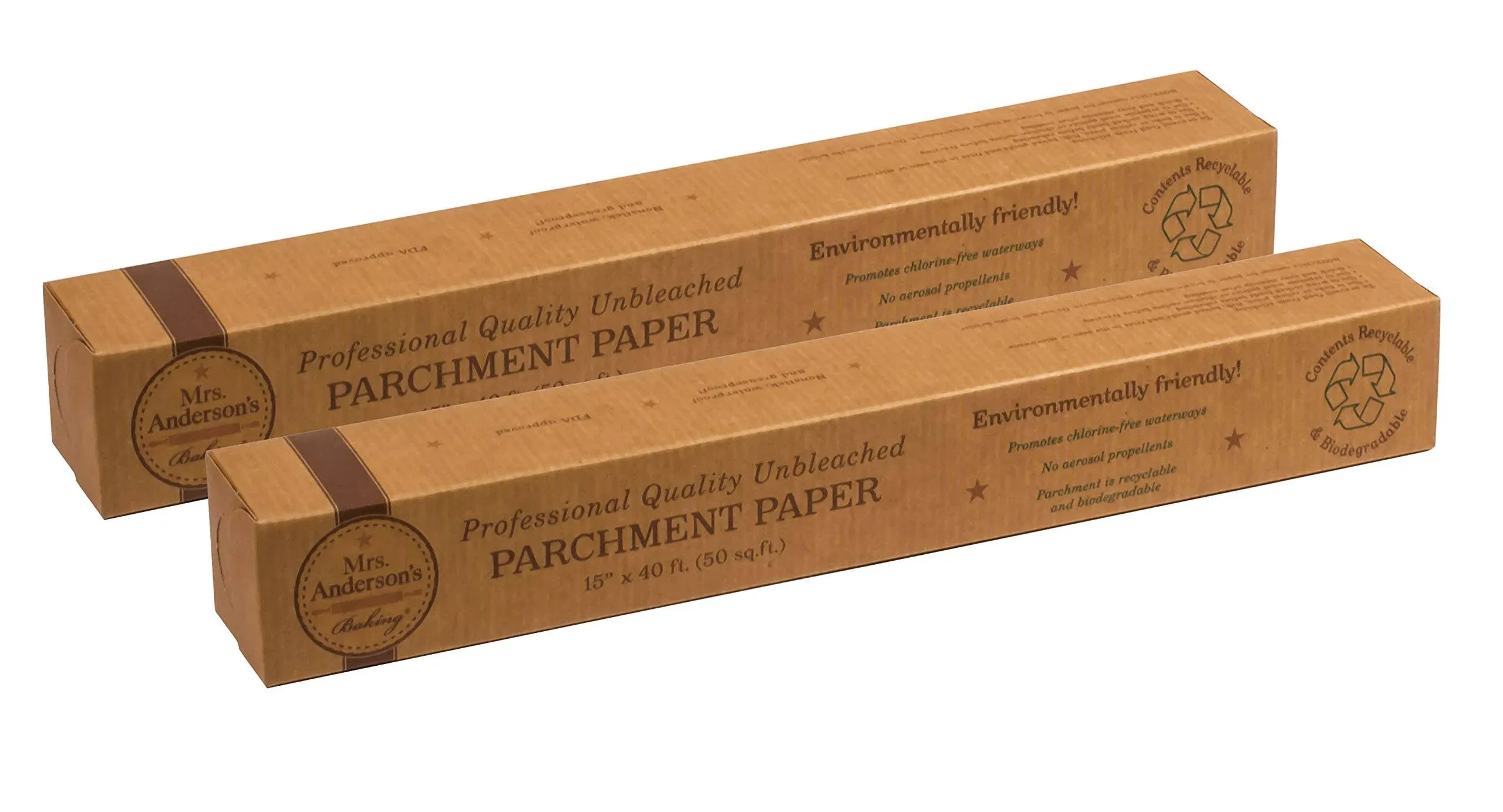 Mrs. Anderson's Baking Non-Stick Parchment Paper, Professional Quality, 50-Square ...