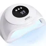 72W UV Nail Lamp, Faster UV Light for Gel Polish with 3 Timers, Professional Auto Sensor Nail Dryer with LCD Screen for Salon and Home Use