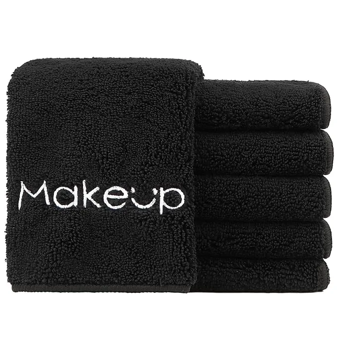 Arkwright Makeup Towels - Bulk Case of 144 - Soft & Gentle Cotton Small FingerTip Powder Room Washcloth, Decorative Bathroom Essentials for Hosts & Artists, 11 x 17 in, Grey