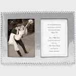 Pearled Double Picture Frame,  5"x 7"