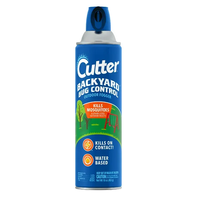 Cutter Backyard Bug Control Outdoor Fogger Spray, 16 oz Aerosol, 12-ct