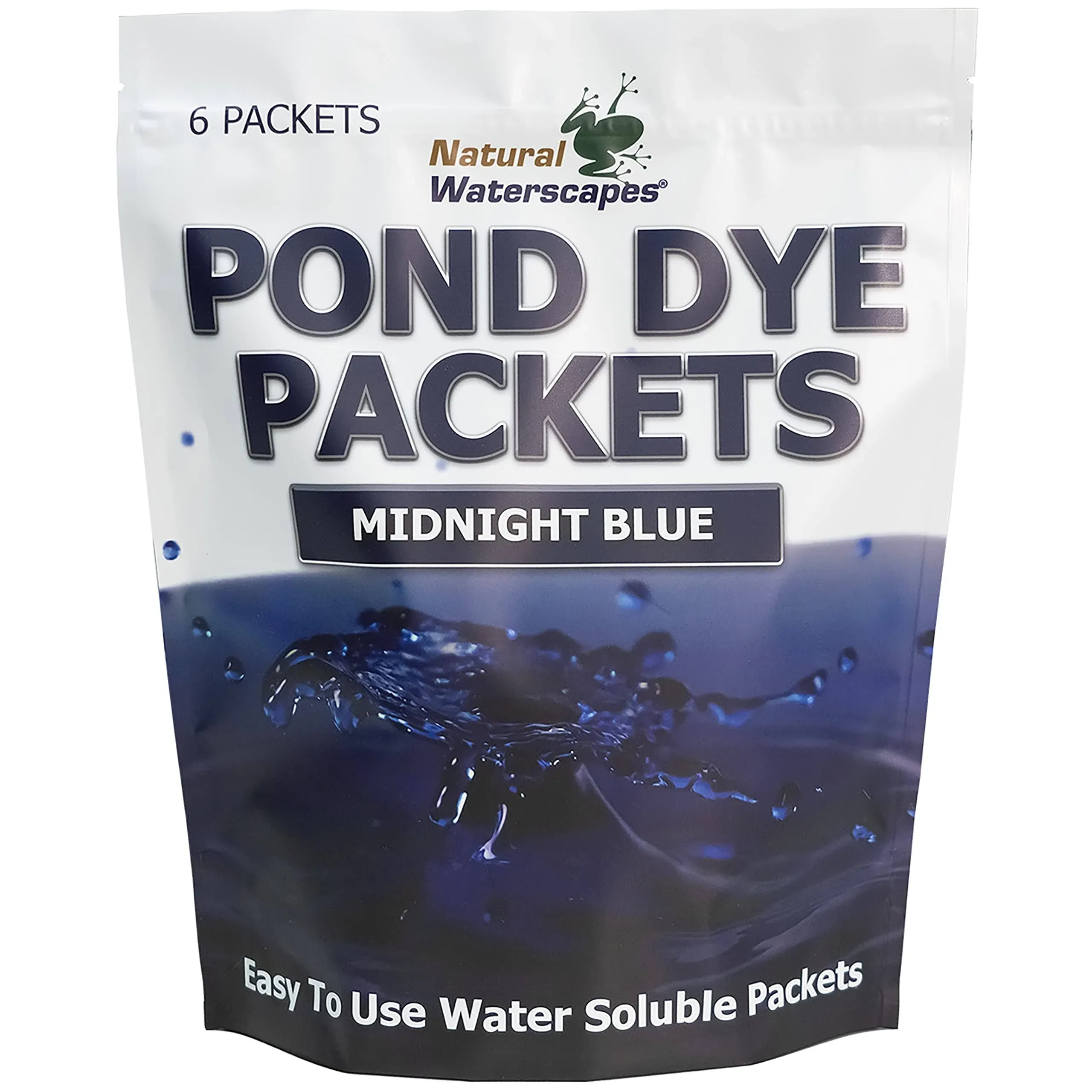 Midnight Blue Pond Dye Packets- 6 water soluble packets