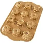 Nordic Ware Bundt Charms Pan - Gold