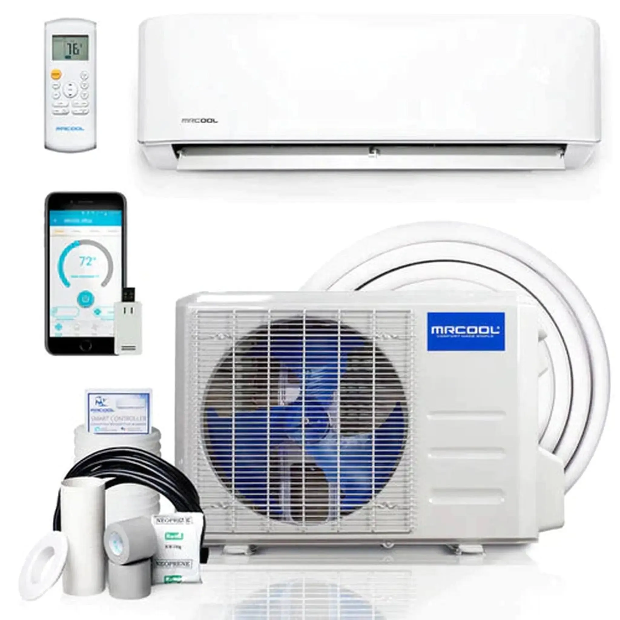 MRCOOL Advantage 4G 12,000 BTU 20 SEER Ductless Mini Split Air Conditioner and Heat Pump - 115V/60Hz