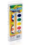 PRANG Semi-Moist Washable Watercolor Set, 8 Colors Per Set, 6 Sets