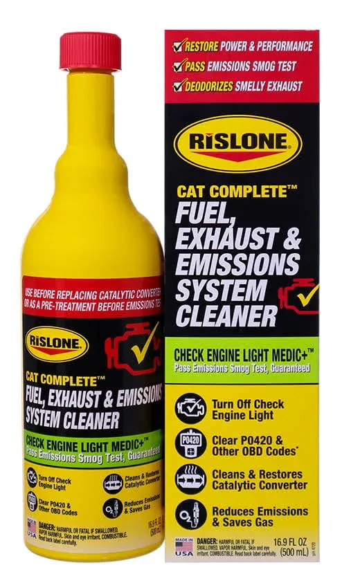 Rislone Cat Complete Fuel, Exhaust and Emissions System Cleaner 16.9oz