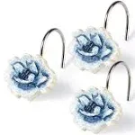 Popular Bath Dublin Rose, Shower Hooks, Blue