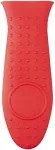 NEW Amazon Basics Silicone Hot Skillet Handle Cover Holder Red